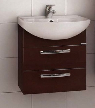 Тумба под раковину Акватон Ария 50 цвет Коричневый 1A140001AA430