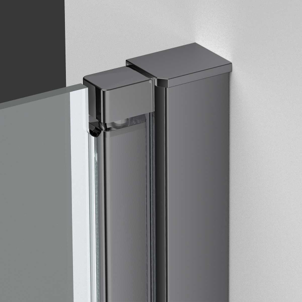 Душевая дверь Vincea Alpha VDP-3AL700CLGM, вороненая сталь, стекло прозрачное Душевая дверь Vincea Alpha VDP-3AL700CLGM, вороненая сталь, стекло прозрачное