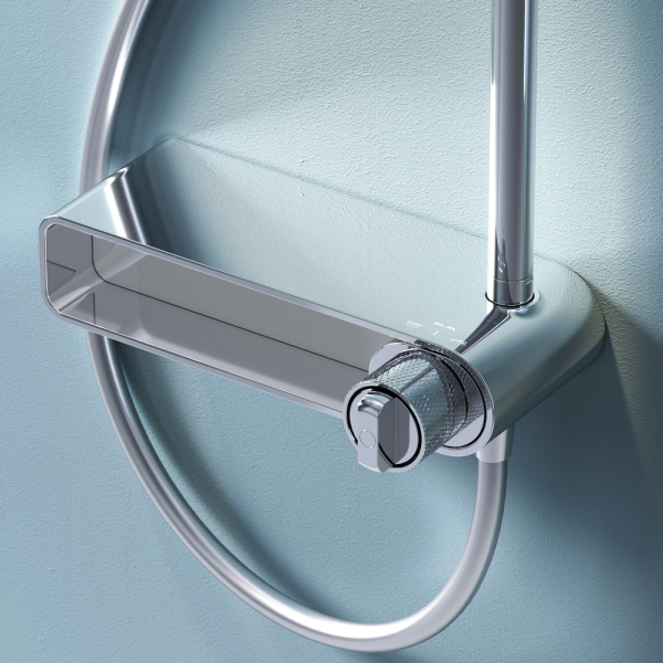 Душевая система со смесителем-полкой AM.PM X-Joy, F0785A600