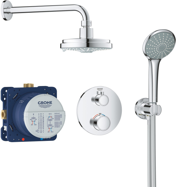 Душевой комплект Grohe Grohtherm 34735000 с термостатом