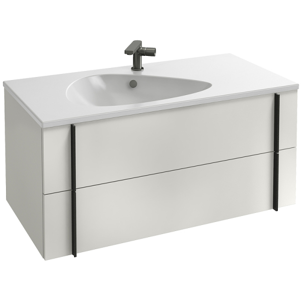 EB3032-N18 NOUVELLE VAGUE Мебель 100 см для раковины 100 см - 2 ящика, белый EB3032-N18 NOUVELLE VAGUE Мебель 100 см для раковины 100 см - 2 ящика, белый