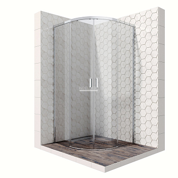 Душевое ограждение Ambassador Queen 11011101 (900x900x2000)