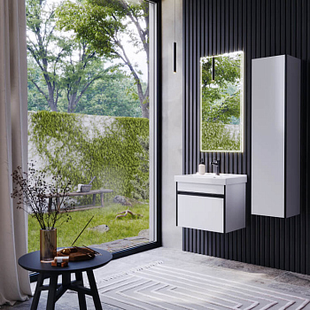 Подвесная тумба без раковины AQWELLA 50 см, URB0105W