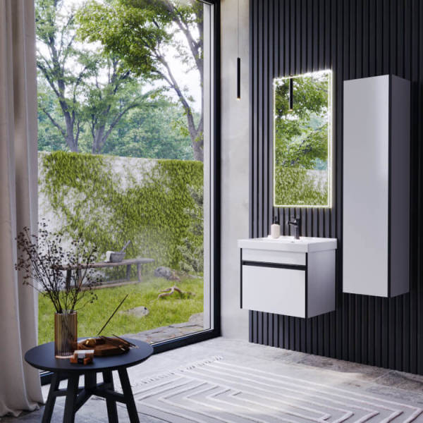 Подвесная тумба без раковины AQWELLA 50 см, URB0105W