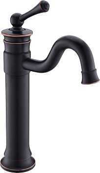 Смеситель Timo Adelia 6011/04F black antique, для раковины