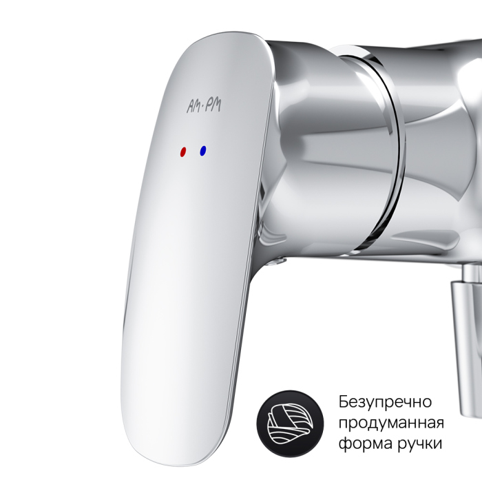 Смеситель AM.PM Spirit V2.1 F71A20000 для душа