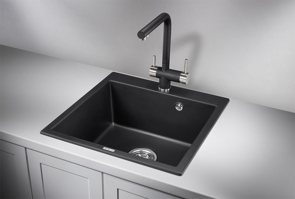 Кухонная мойка GRANULA (5102, ШВАРЦ)