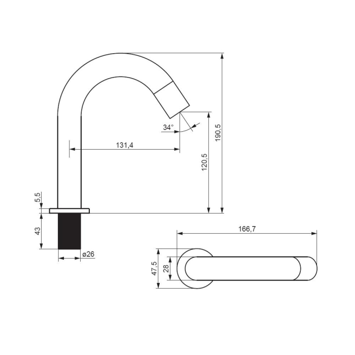 Смесители для раковины Damixa Scandinavian Pure, 360290300