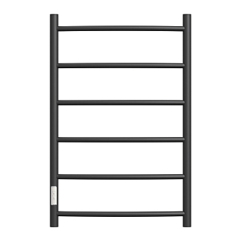 Полотенцесушитель электрический Point PN04758B П6 500x800 диммер слева, черный