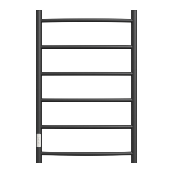 Полотенцесушитель электрический Point PN04758B П6 500x800 диммер слева, черный