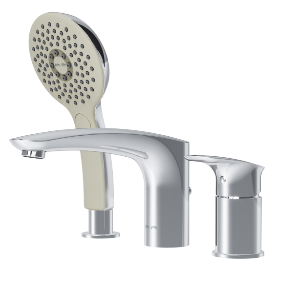 Смеситель на борт ванны, трёхсекционный AM.PM Inspire V2.0, F50A01300