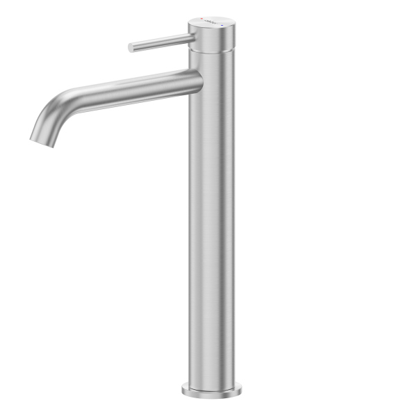 Смеситель ABBER Wasser Kreis 316 AF8111BST-L для накладной раковины, сталь брашированная