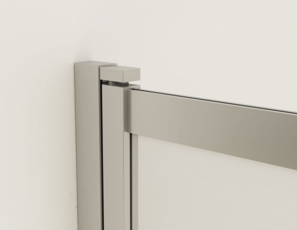 Душевая шторка на ванну Vincea VSB-1E100CLGM, 1000*1450, вороненая сталь, стекло прозрачное