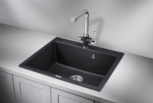 Кухонная мойка GRANULA (6001, ЧЁРНЫЙ)