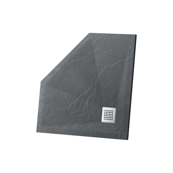 Поддон для душа Vincea из искусственного камня VST-4SP1010A, 1000*1000*25, антрацит