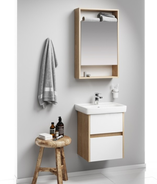 Зеркальный шкаф AQWELLA 50см., SIT0405DB Зеркальный шкаф AQWELLA 50см., SIT0405DB