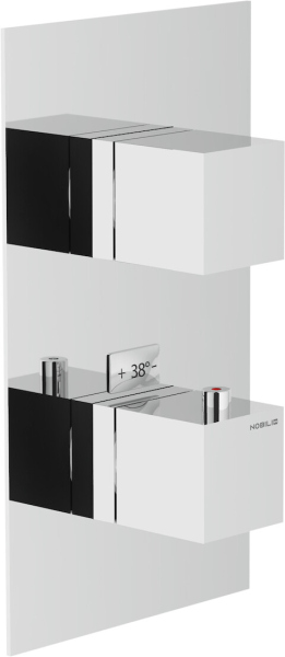 WE00102/QCR SEVEN термостатический смеситель для ванны (внешняя часть)