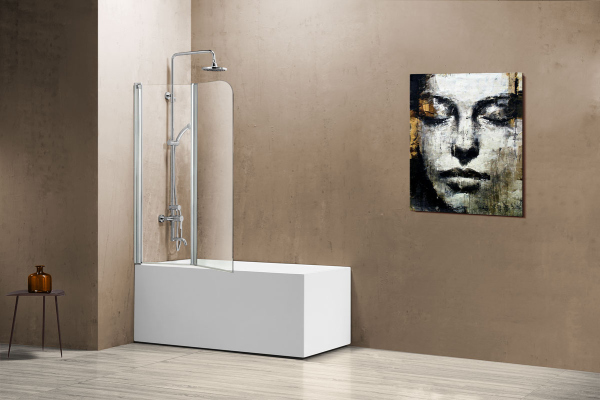 Душевая шторка на ванну Vincea VSB-12114CL, 1140*1400, хром, стекло прозрачное Душевая шторка на ванну Vincea VSB-12114CL, 1140*1400, хром, стекло прозрачное