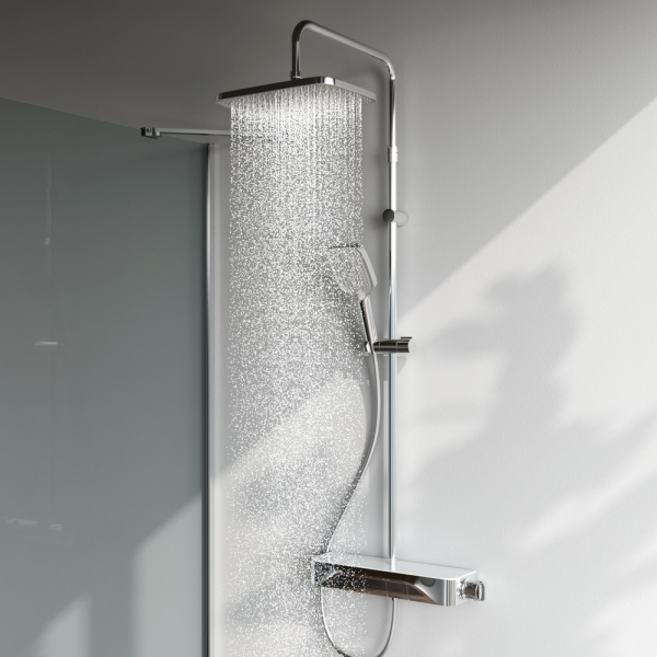 Душевая система с ванно-душевым смесителем-полкой AM.PM Func, F078F700