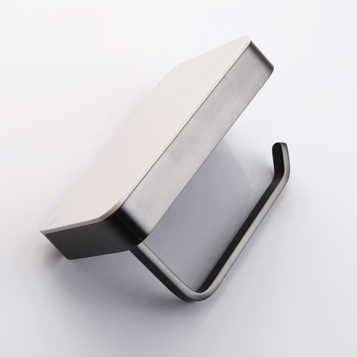 Бумагодержатель с полкой для телефона ABBER Westen AA1730NG никель