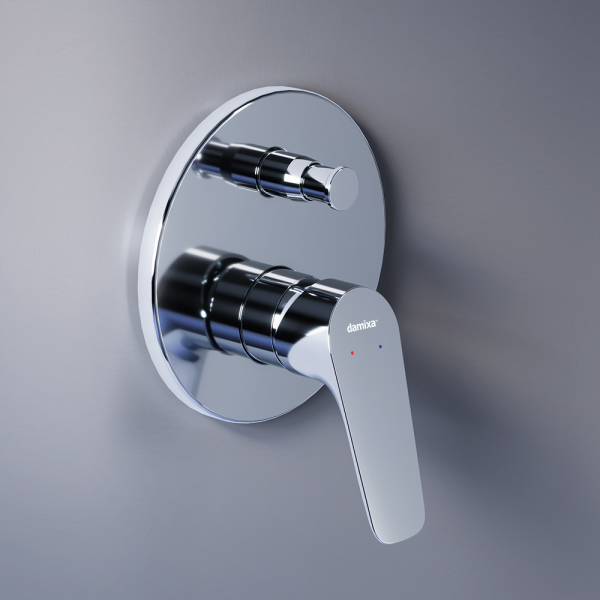 Смеситель для ванны и душа, монтируемый в стену Damixa Jupiter, 777100000