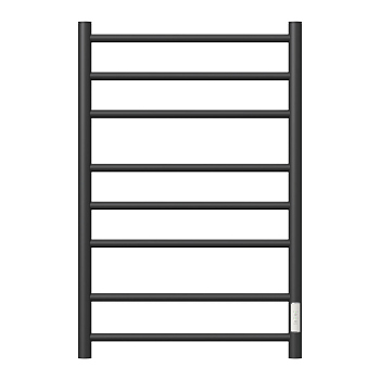 Полотенцесушитель электрический Point PN10858B П8 500x800 диммер справа, черный