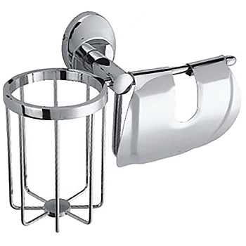 Держатель туалетной бумаги Fixsen Europa FX-21809+10 с держателем для освежителя Держатель туалетной бумаги Fixsen Europa FX-21809+10 с держателем для освежителя