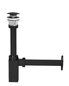 102119055C1EX сифон для раковины, матовый черный