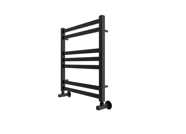 Полотенцесушитель водяной Aquatek (Акватек) Лира П7 500х600 мм, черный, AQ KP0760BL