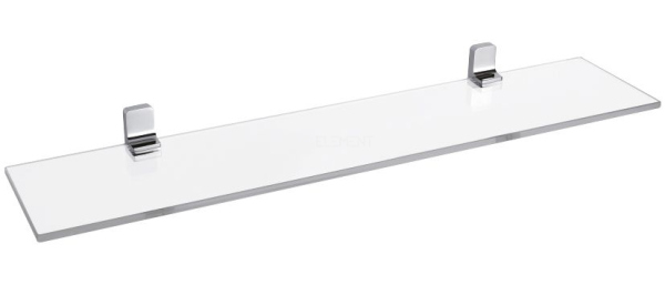 Полка стеклянная ART&MAX GINA AM-G-2737, Хром