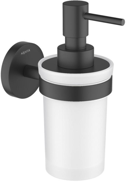 Дозатор для жидкого мыла Aquatek Европа AQ4105MB Черный матовый