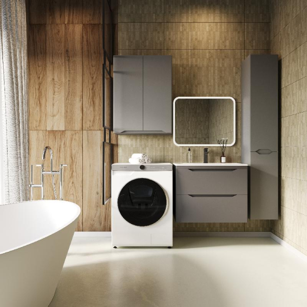 Тумба без раковины Style Line подвесная "Марелла 70" (2 ящ.) серый, PLUS, СС-00002409