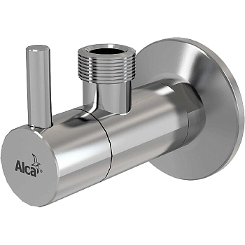 Угловой вентиль с фильтром 1/2" × 1/2", круглый, хром, арт.ARV003 Угловой вентиль с фильтром 1/2" × 1/2", круглый, хром, арт.ARV003