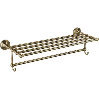 Полка для полотенец FIXSEN Retro с крючками (FX-83815A)