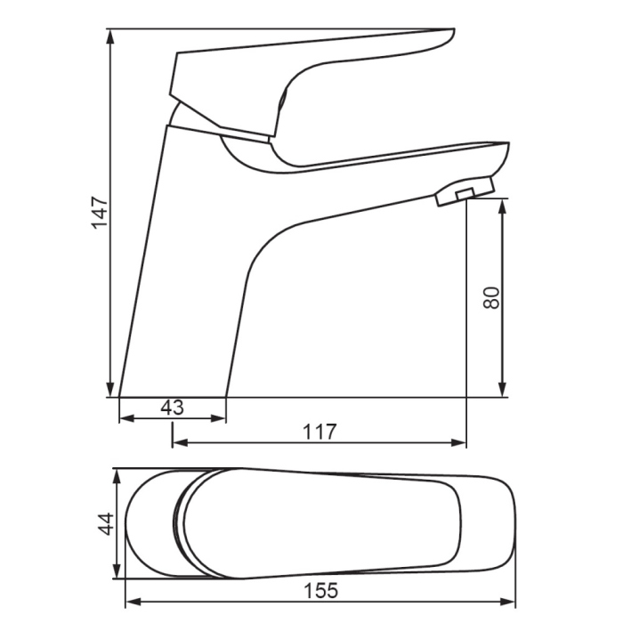 Смесители для раковины Damixa Jupiter, 770210301