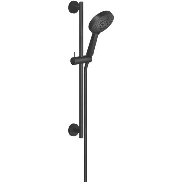 AD140/54BM LIRA душевой гарнитур 60 см, матовый черный