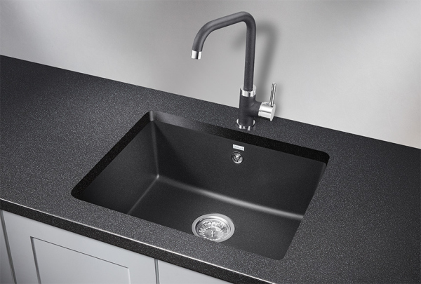 Кухонная мойка GRANULA (5551, ЧЁРНЫЙ)