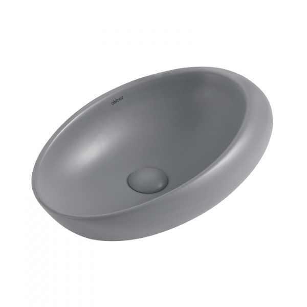 Раковина накладная ABBER Bequem AC2107MG серая матовая