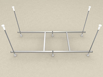 Сборный каркас для ванны Aquatek Ника 170 KAR-0000030