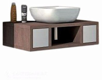 Тумба под раковину Акватон Интегро 80 (1A143001INH30) орех