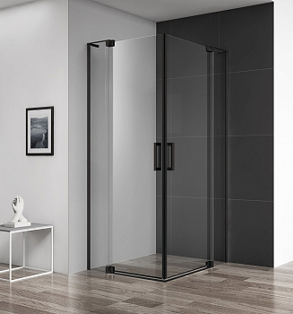 SLIDER-AH-2-70/80-90/100-GRIGIO-NERO Душевой уголок SLIDER-AH-2-70/80-90/100-GRIGIO-NERO Душевой уголок