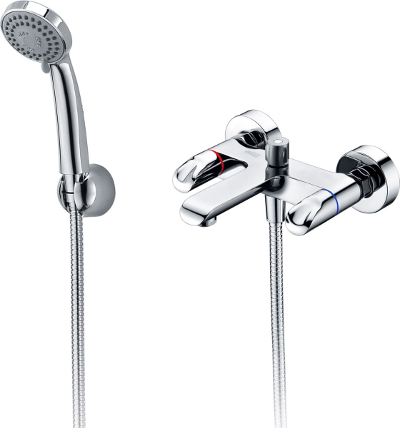 Смеситель Wasserkraft Lossa 1201 для ванны с душем