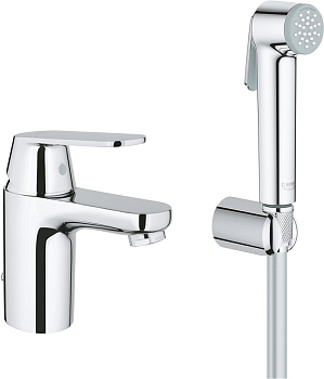 Смеситель для раковины Grohe Eurosmart Cosmopolitan 23125000 с гигиеническим душем Хром