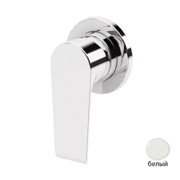 NAUTIC-DIM-BIO Встраиваемый однорычажный смеситель для душа, исполнение белый матовый NAUTIC-DIM-BIO Встраиваемый однорычажный смеситель для душа, исполнение белый матовый
