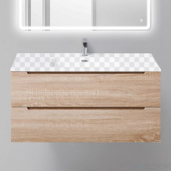 Тумба с раковиной Belbagno ETNA, ETNA-600-2C-SO-WO-P+ BB600ETL (готовый набор)