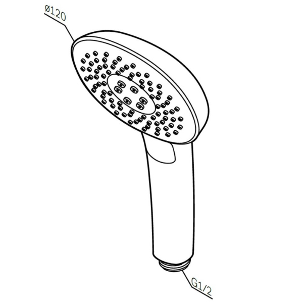 Душевая лейка AM.PM Spirit V2.0 F0270A000