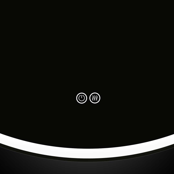 Зеркало Vincea LED VLM-3DE700-2 700x700 c сенсорным выключателем и диммером, антизапотевание Зеркало Vincea LED VLM-3DE700-2 700x700 c сенсорным выключателем и диммером, антизапотевание