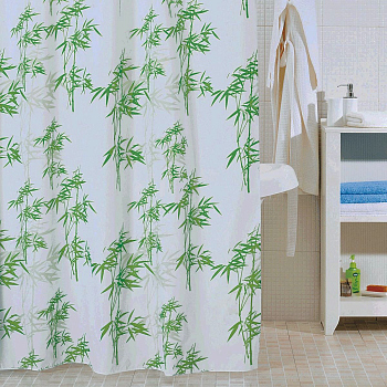 Штора для ванной Iddis Bamboo Leaf