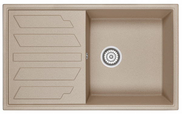 Кухонная мойка GRANULA (8601, ПЕСОК )
