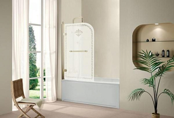 Душевая шторка Cezares Retro RETRO-V-1-80/145-CP-Cr-L